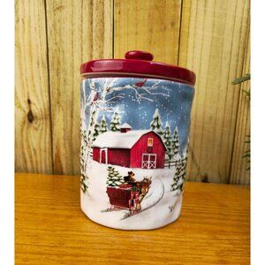 Christmas-Themed Winter Theme Spectrum Ceramic Cookie